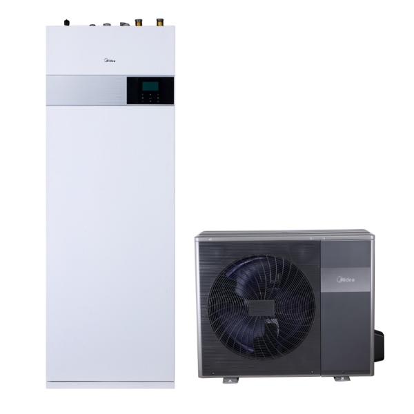 Midea MHA-V16W/D2RN8-B2H2-IWT240 M-Thermal osztott hőszivattyú (R32, 16 kW, 3 fázis, 240l, fekete)